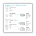 Dixie Cold Drink Cup Lids, Fits 9 oz to 12 oz Plastic Cold Cups, Clear, 100/Sleeve, 10 Sleeves/Carton (CL912PET)