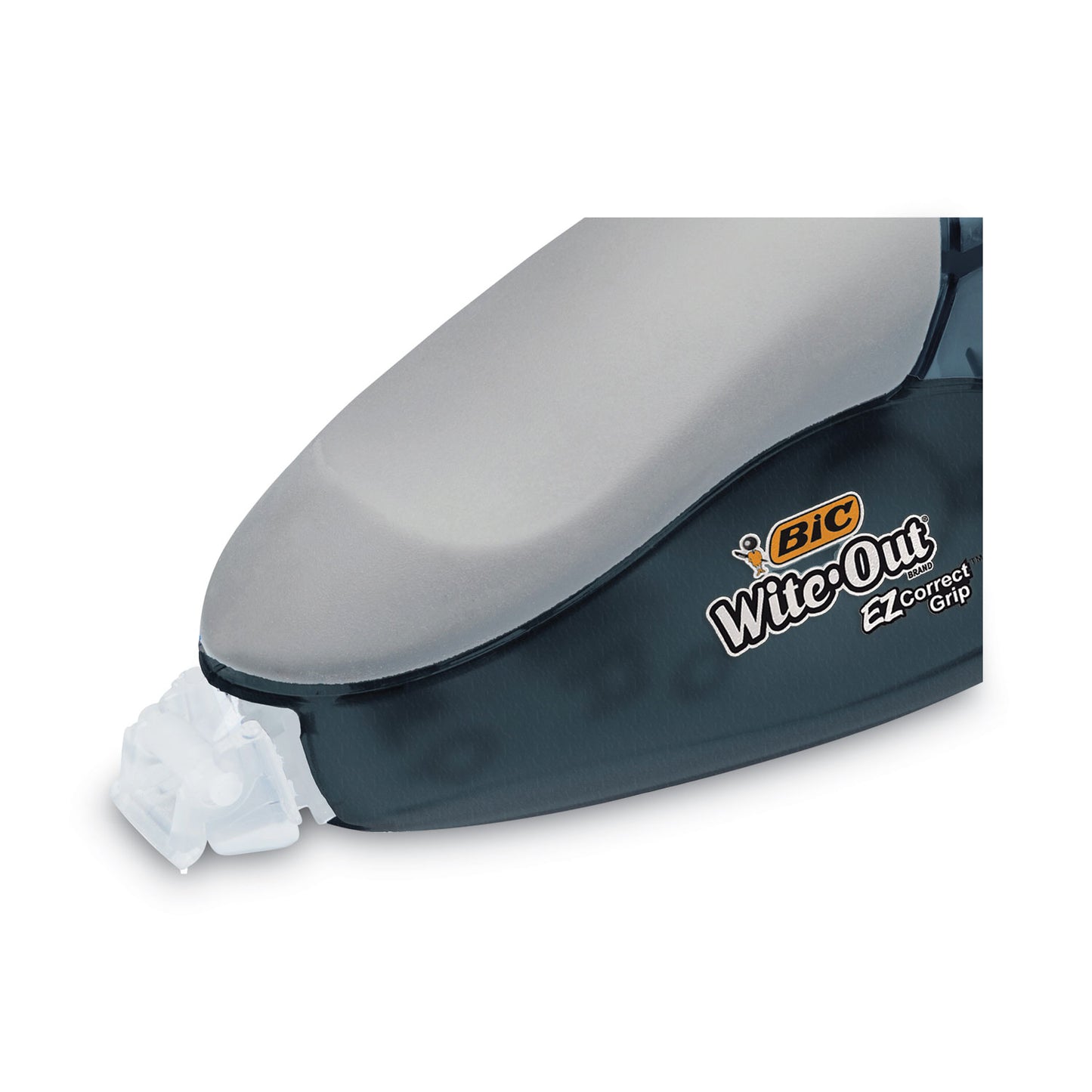 BIC Wite-Out EZ Correct Grip Correction Tape, NonRefill, Smoke Applicator, 0.17" x 402", 2/Pack (WOECGP21)
