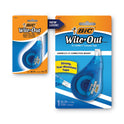 BIC Wite-Out EZ Correct Correction Tape, Non-Refillable, Randomly Assorted Applicator Colors, 0.17" x 472" (WOTAPP11)