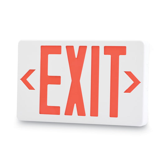 Tatco LED Exit Sign, Polycarbonate, 12.25 x 2.5 x 8.75, White (07230)