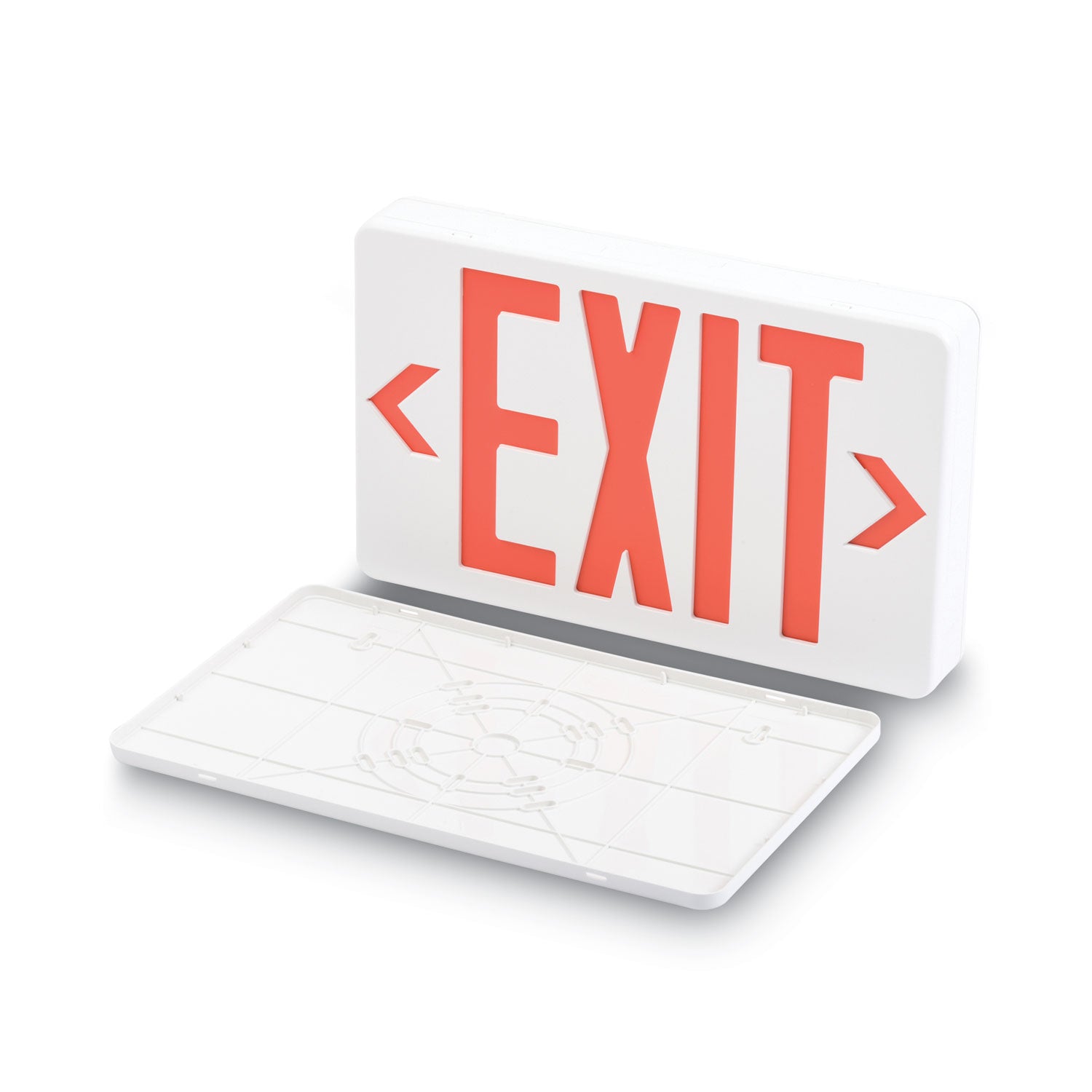 Tatco LED Exit Sign, Polycarbonate, 12.25 x 2.5 x 8.75, White (07230)