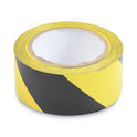 Tatco Hazard Marking Aisle Tape, 2" x 108 ft, Black/Yellow (14711)