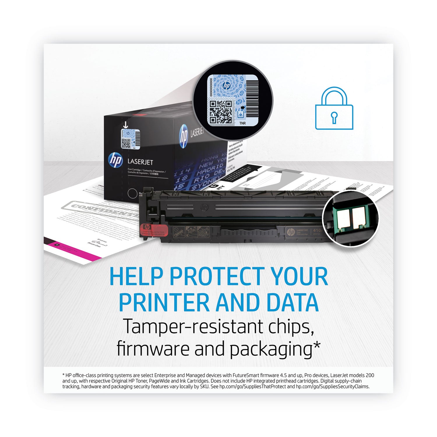 HP 206A, (W2111A) Cyan Original LaserJet Toner Cartridge