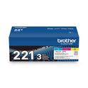 Brother TN2213PK Toner, 1,400 Page-Yield, Cyan/Magenta/Yellow