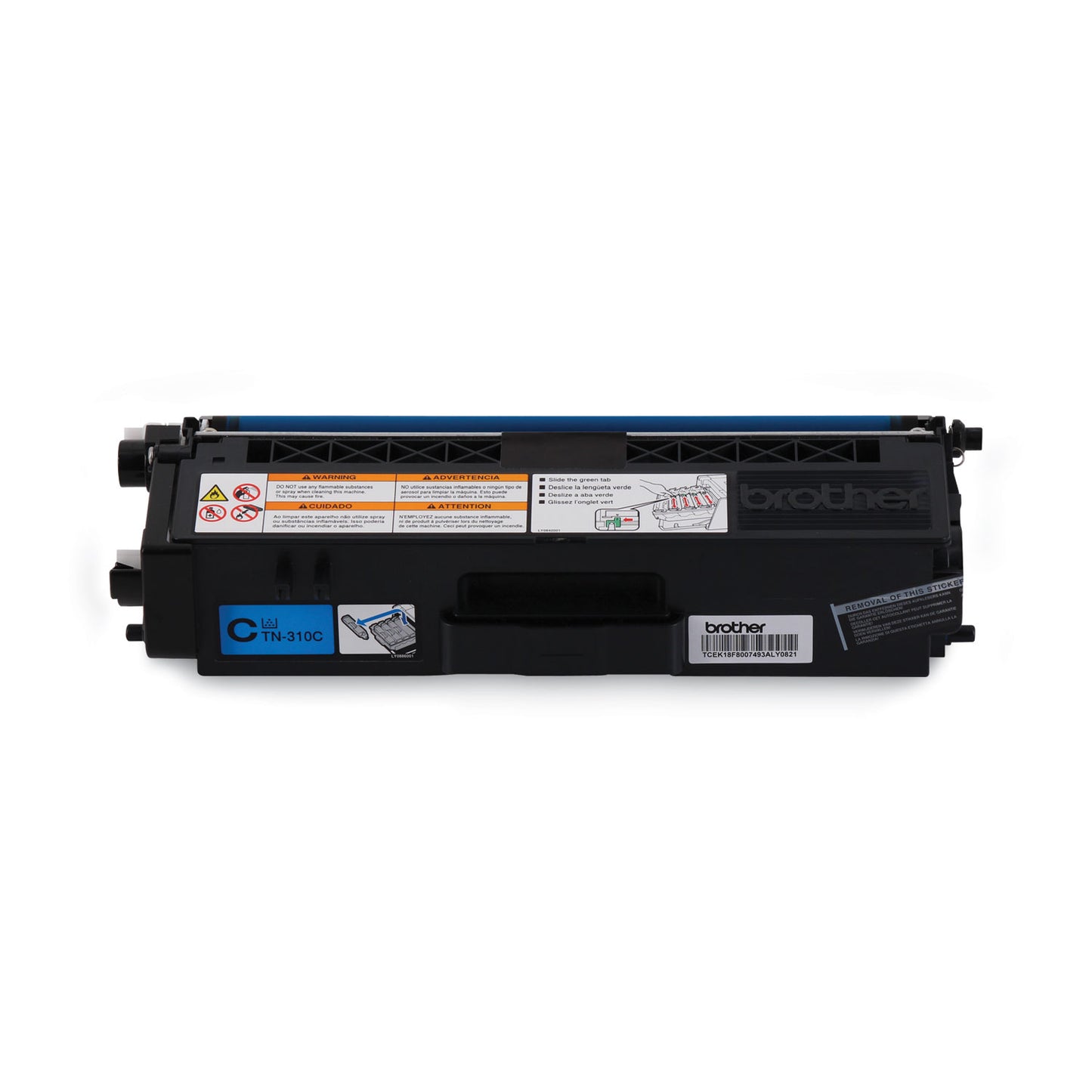 Brother TN310C Toner, 1,500 Page-Yield, Cyan