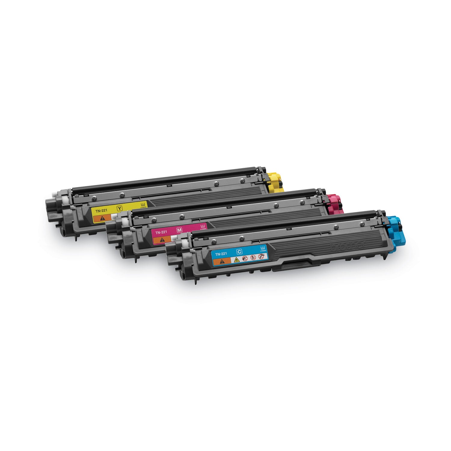 Brother TN2213PK Toner, 1,400 Page-Yield, Cyan/Magenta/Yellow