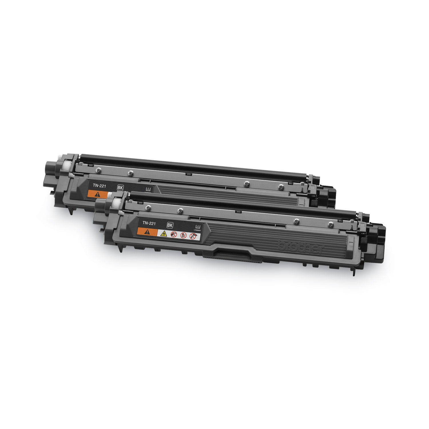 Brother TN2212PK Toner, 2,500 Page-Yield, Black, 2/Pack