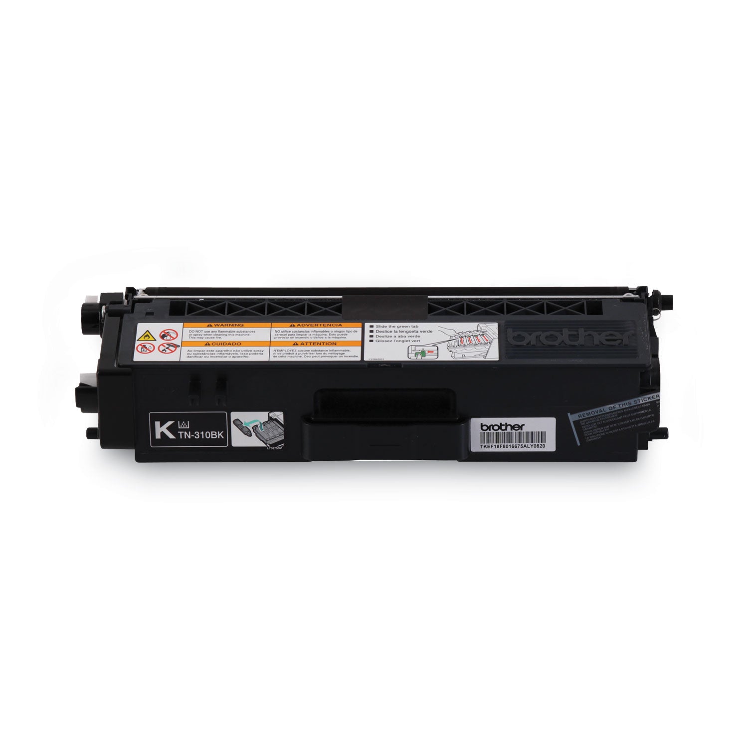 Brother TN310BK Toner, 2,500 Page-Yield, Black