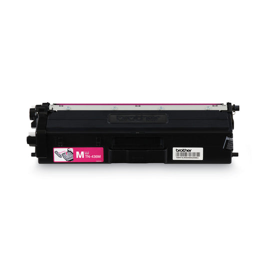 Brother TN436M Super High-Yield Toner, 6,500 Page-Yield, Magenta