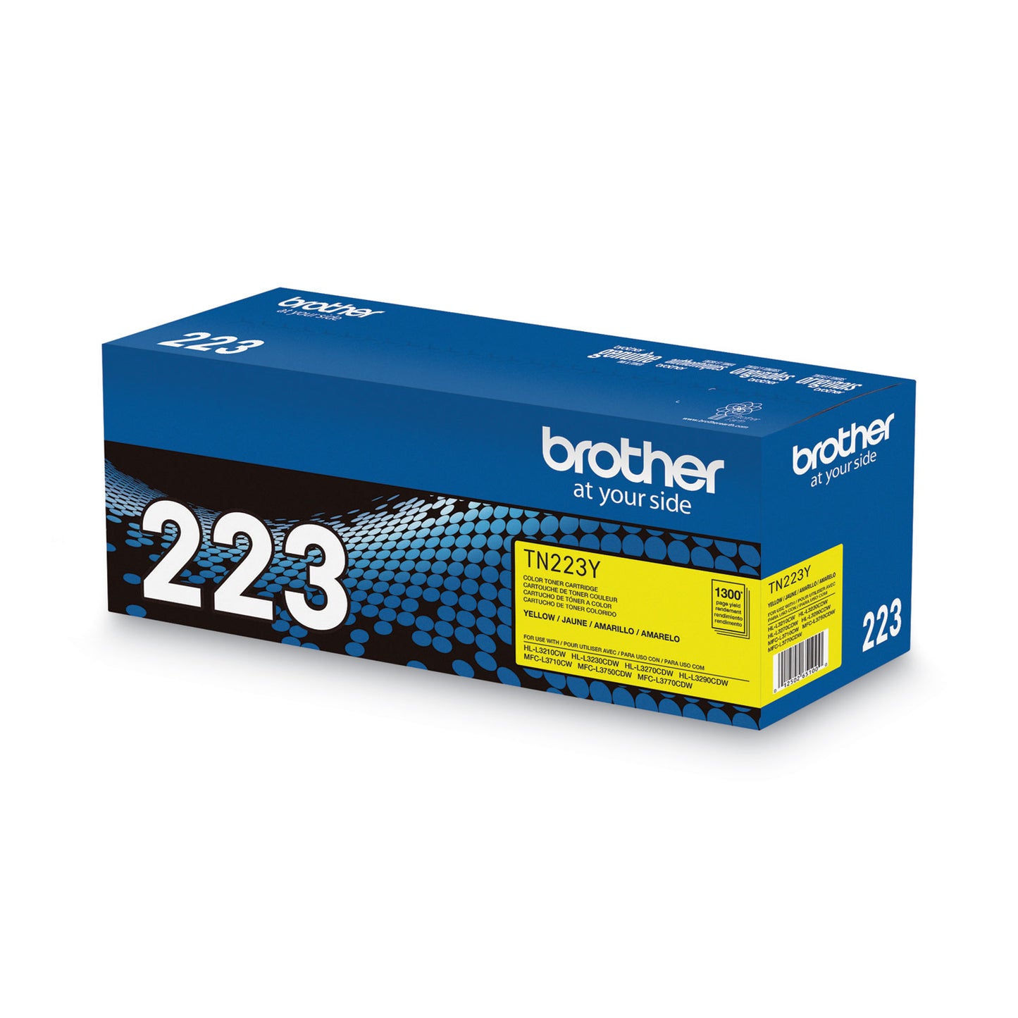 Brother TN223Y Toner, 1,300 Page-Yield, Yellow