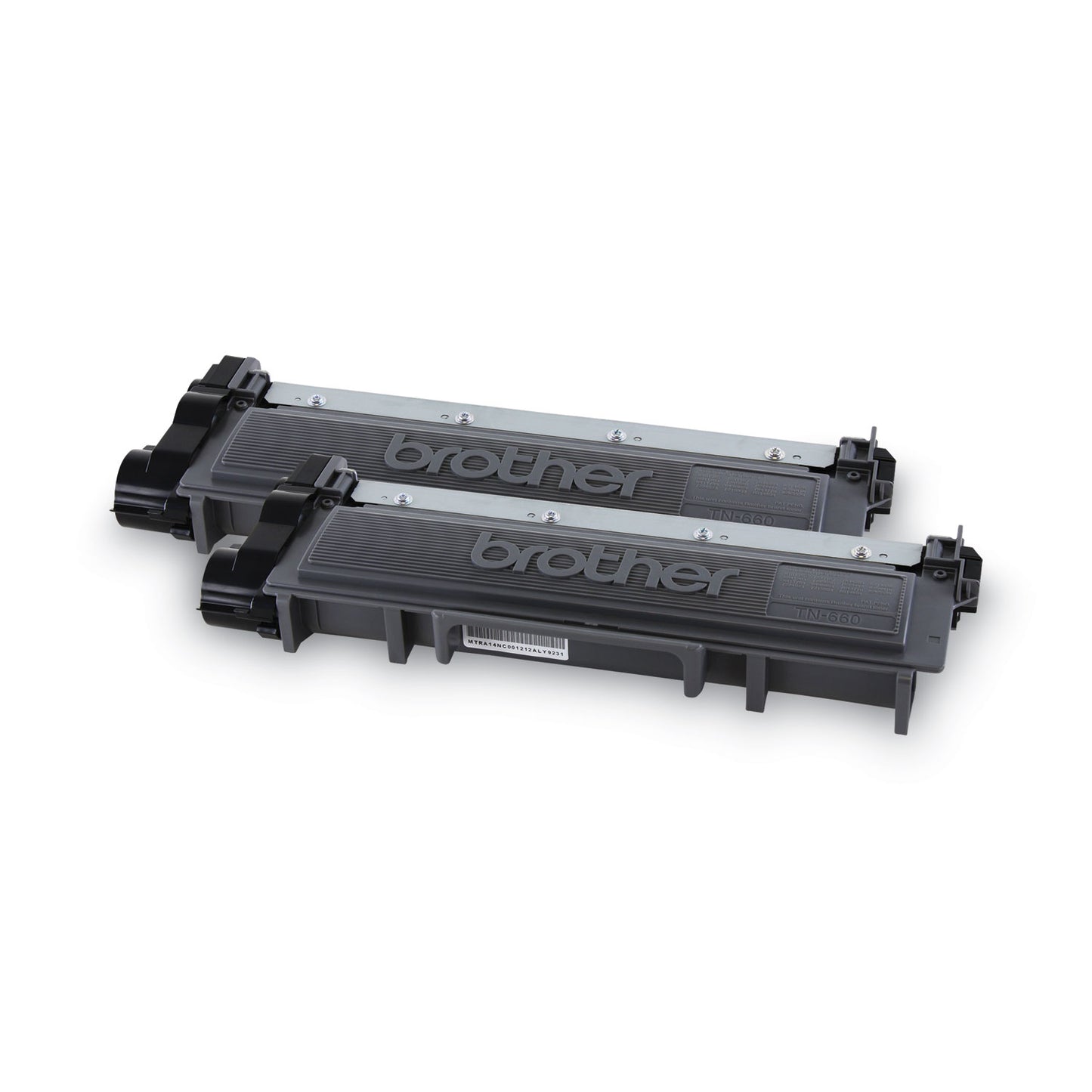 Brother TN6602PK High-Yield Toner, 2,600 Page-Yield, Black, 2/Pack