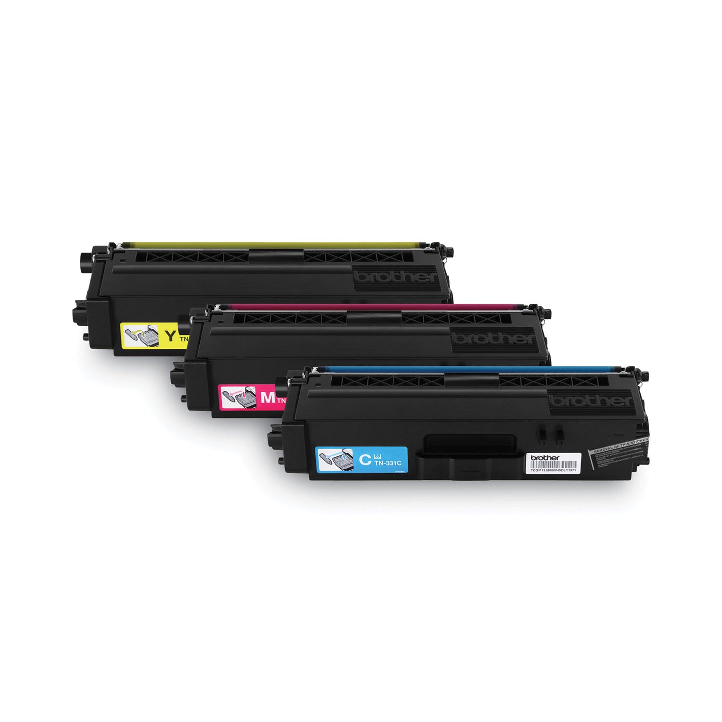 Brother TN3313PK Toner, 1,500 Page-Yield, Cyan/Magenta/Yellow