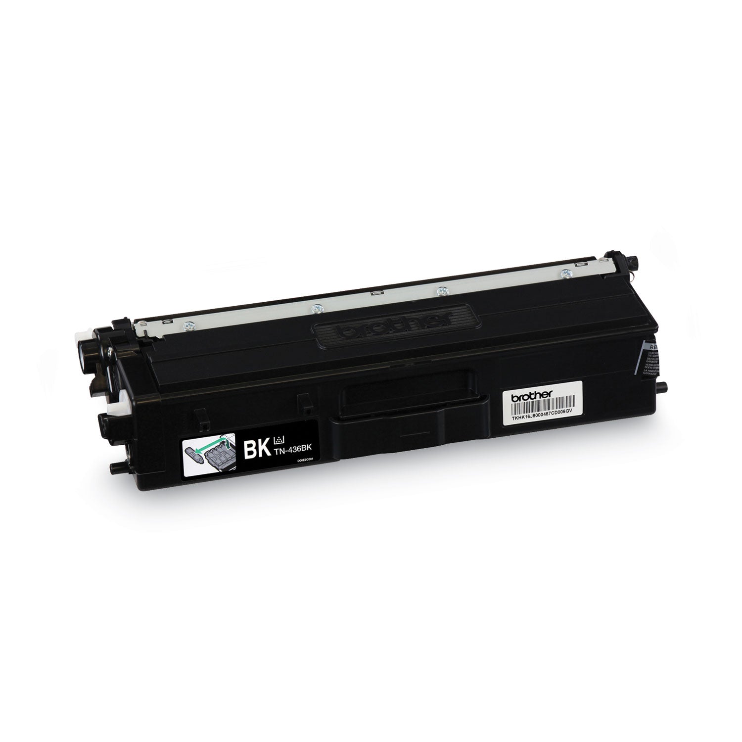 Brother TN436BK Super High-Yield Toner, 6,500 Page-Yield, Black - 2 Pack