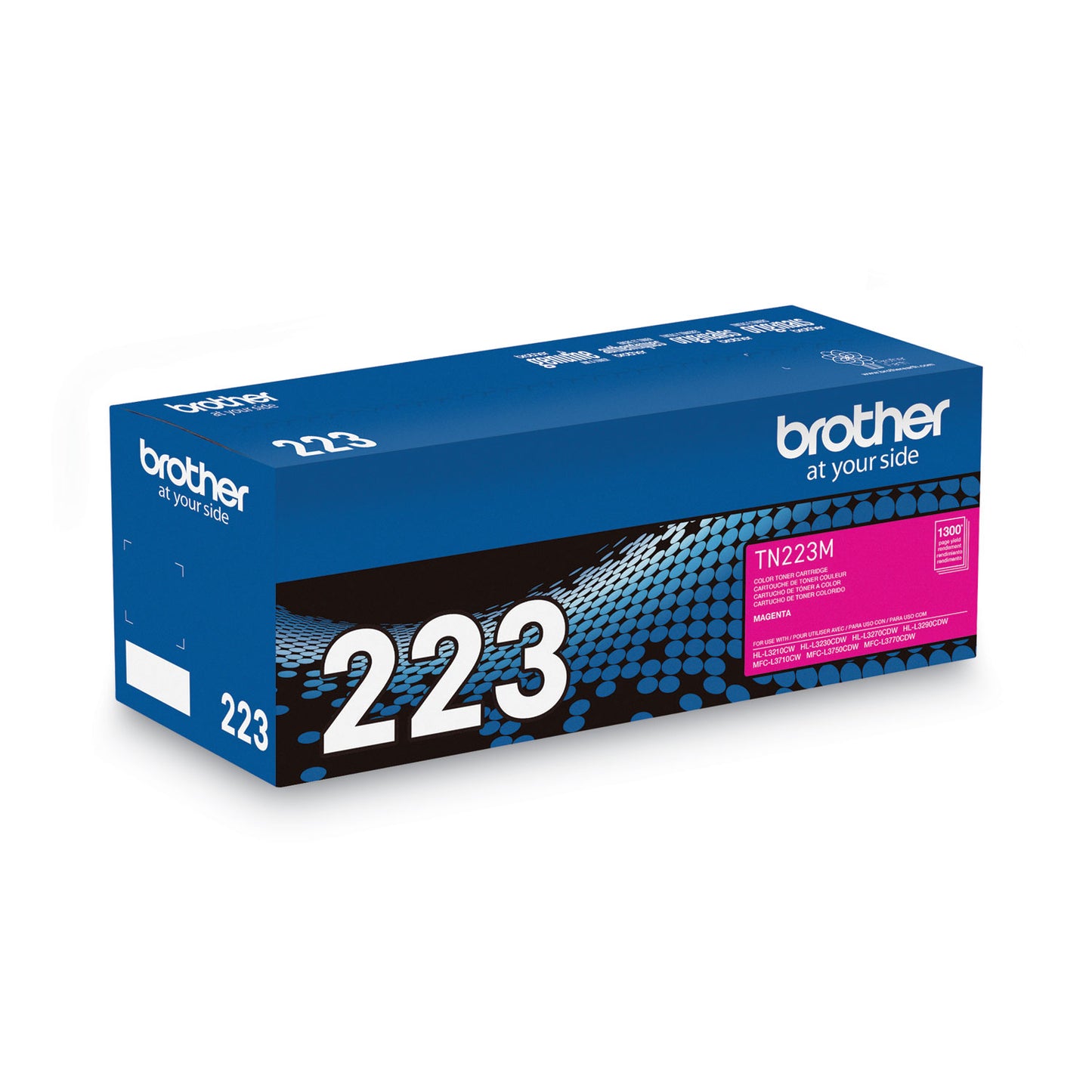 Brother TN223M Toner, 1,300 Page-Yield, Magenta