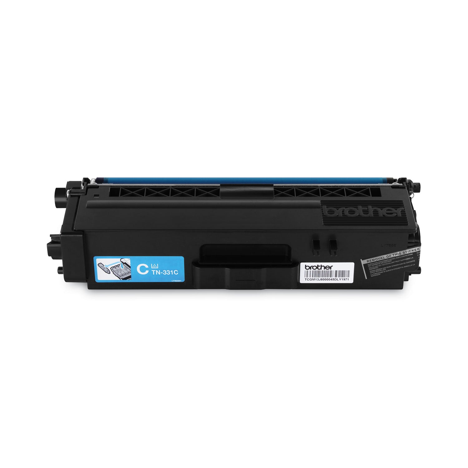 Brother TN331C Toner, 1,500 Page-Yield, Cyan