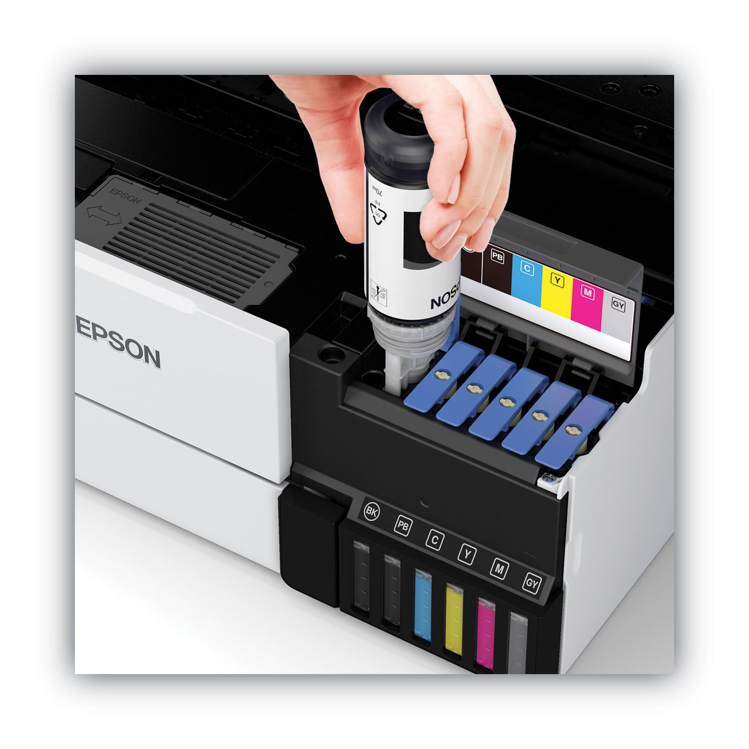 Epson T552420S (T552) Claria High-Yield Ink, 70 mL, Yellow