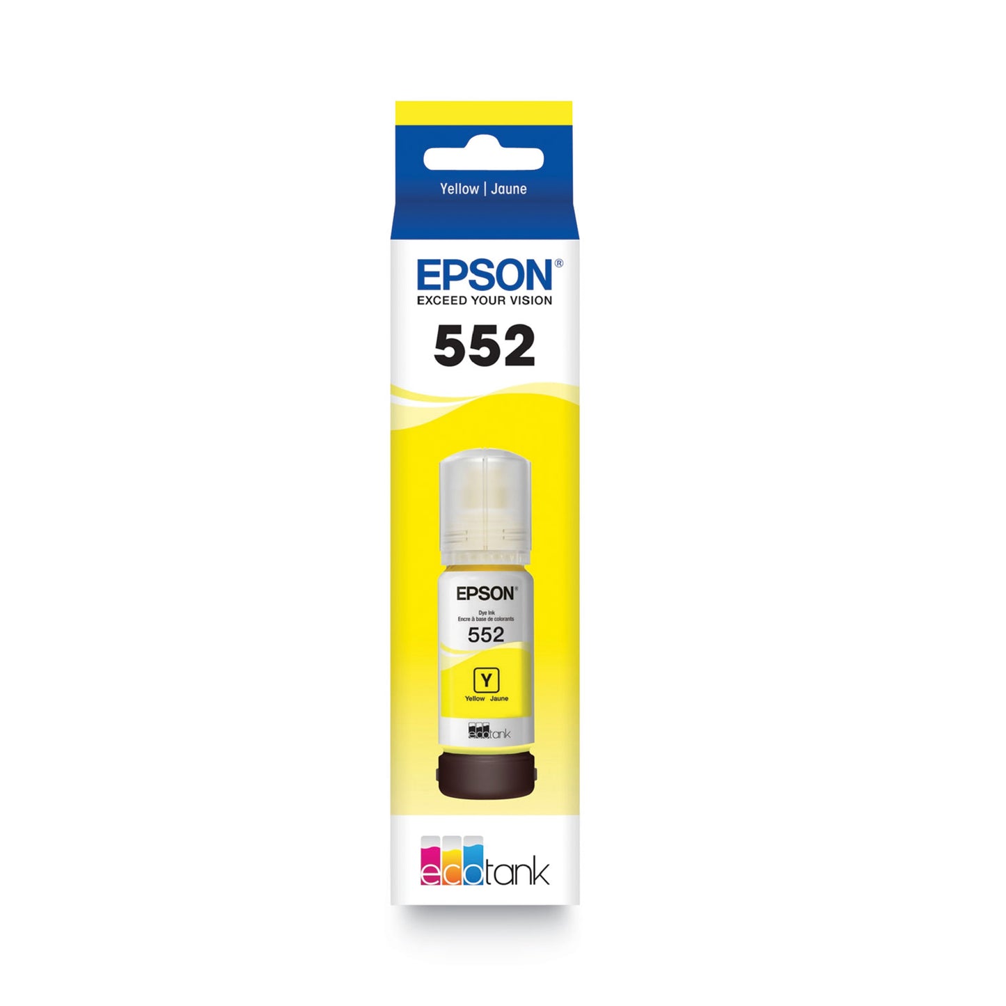 Epson T552420S (T552) Claria High-Yield Ink, 70 mL, Yellow