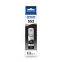 Epson T552120S (T552) Claria High-Yield Ink, 70 mL, Photo Black