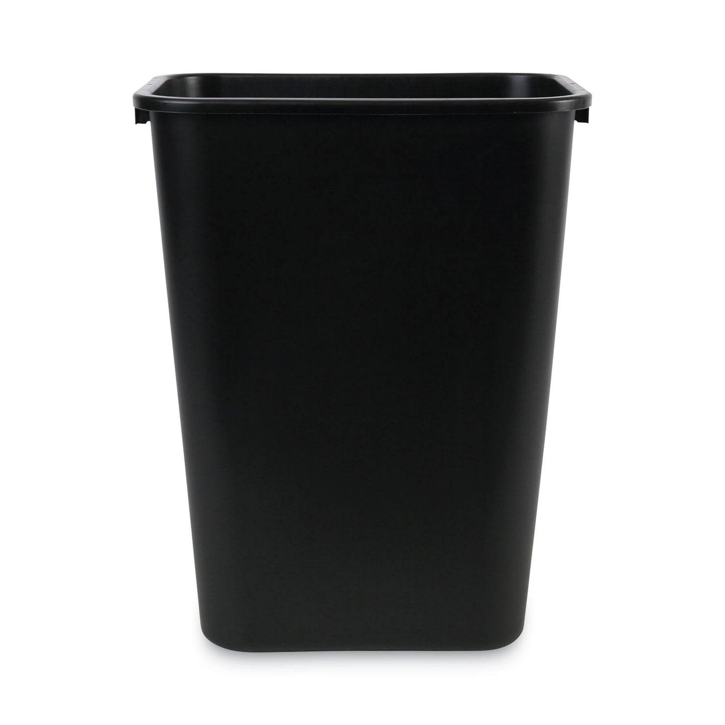 Boardwalk Soft-Sided Wastebasket, 41 qt, Plastic, Black (41QTWBBLA)