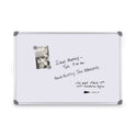 Quartet Euro-Style Magnetic Dry-Erase Aluminum Frame Boards, 36 x 24, White Surface, Silver Aluminum Frame (79378)