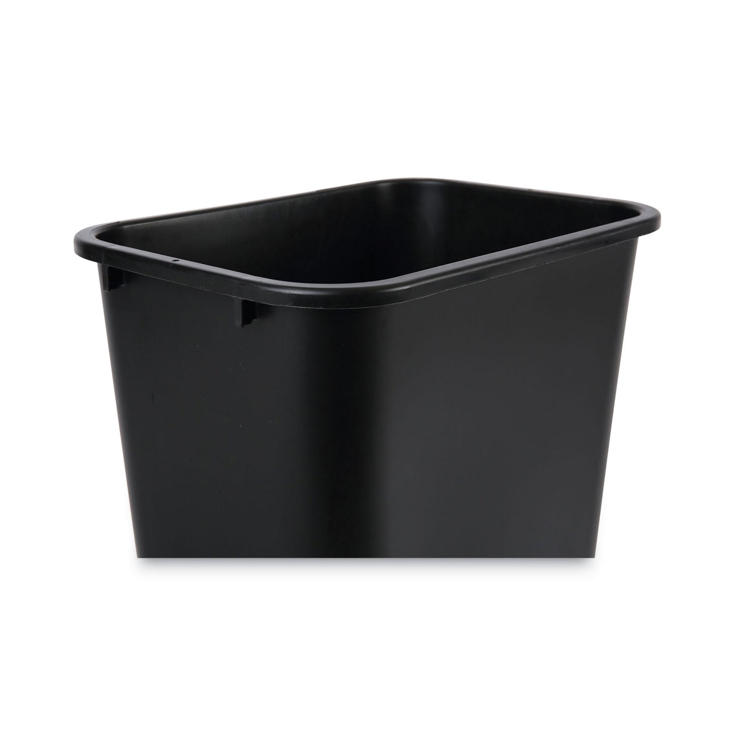 Boardwalk Soft-Sided Wastebasket, 41 qt, Plastic, Black (41QTWBBLA)