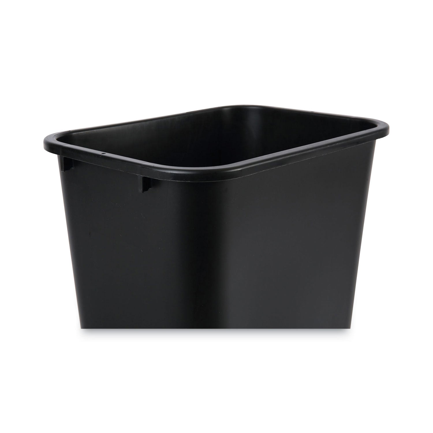 Boardwalk Soft-Sided Wastebasket, 41 qt, Plastic, Black (41QTWBBLA)