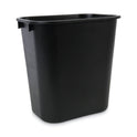 Boardwalk Soft-Sided Wastebasket, 14 qt, Plastic, Black (14QTWBBLA)