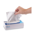 Boardwalk Office Packs Facial Tissue, 2-Ply, White, Flat Box, 100 Sheets/Box, 30 Boxes/Carton (6500B)