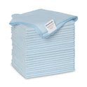 Boardwalk Microfiber Cleaning Cloths, 16 x 16, Blue, 24/Pack (16BLUCLOTHV2)