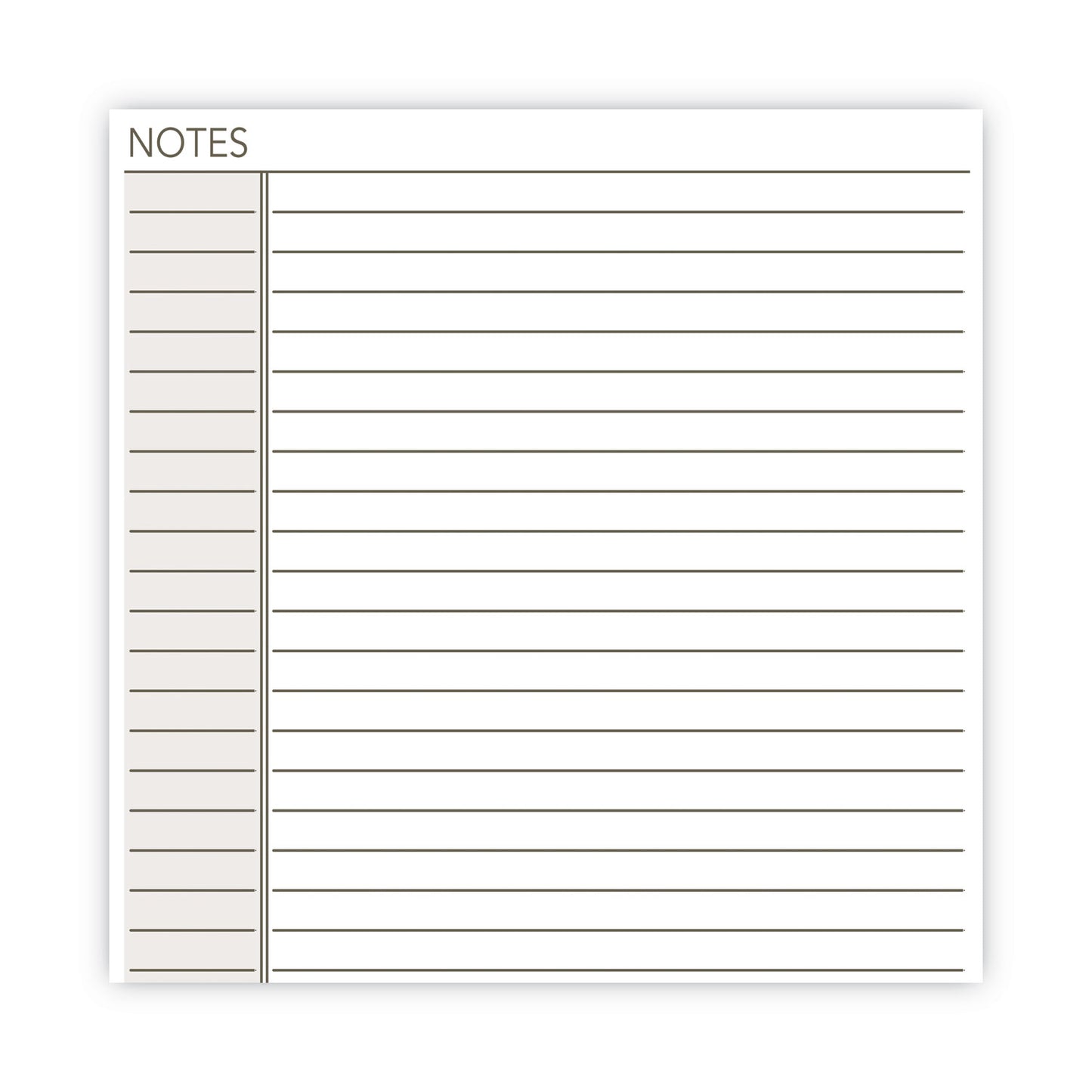 AT-A-GLANCE Lined Notes Pages for Planners/Organizers, 8.5 x 5.5, White Sheets, Undated (011200)