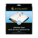 AT-A-GLANCE Desk Calendar Base for Loose-Leaf Refill, 3.5 x 6, Black (E1700)
