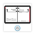 AT-A-GLANCE Desk Calendar Base for Loose-Leaf Refill, 3 x 3.75, Black (E1900)