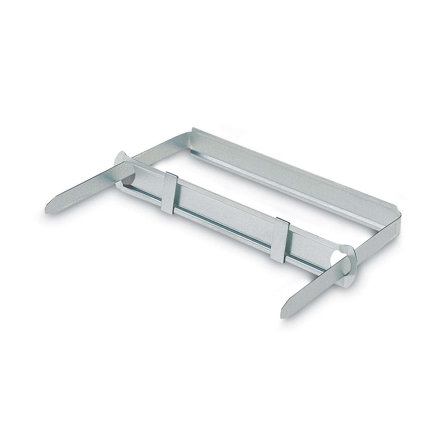 Acco Standard Two-Piece Two-Prong Paper Fastener Base and Compressor Sets, 3.5" Capacity, 8.5" Center to Center, Silver, 50/Box (12995)