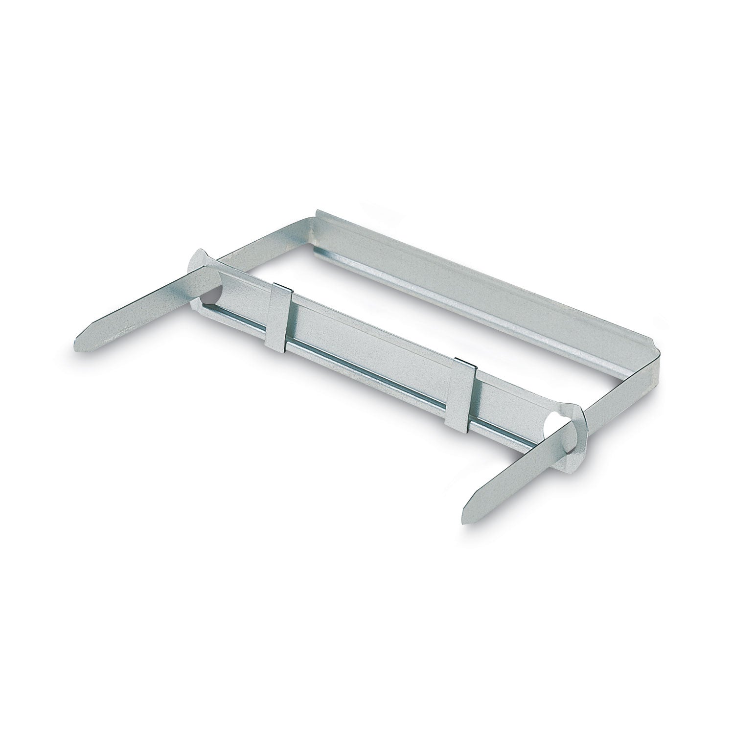 Acco Standard Two-Piece Two-Prong Paper Fastener Base and Compressor Sets, 3.5" Capacity, 8.5" Center to Center, Silver, 50/Box (12995)