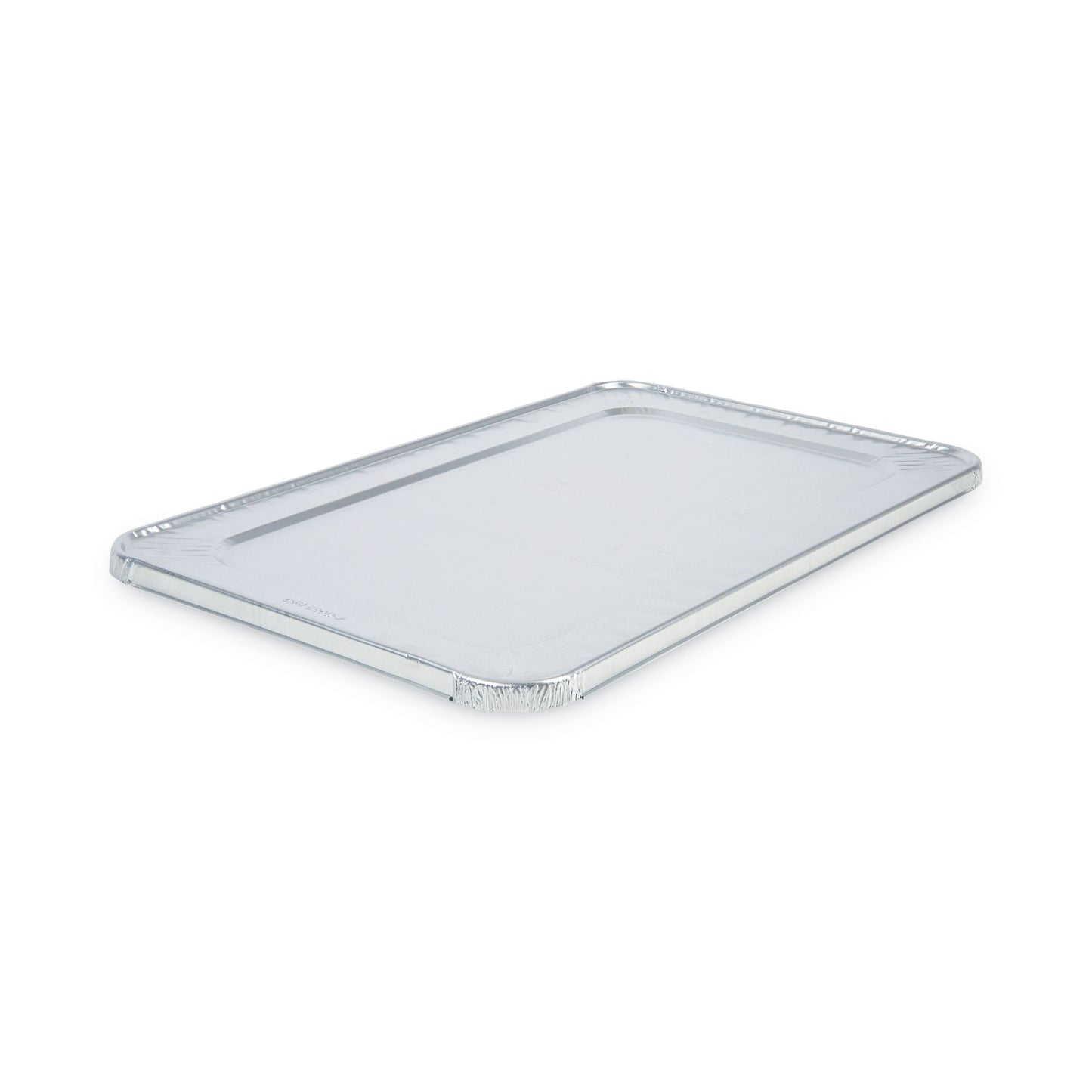 Boardwalk Aluminum Steam Table Pan Lids, Fits Full-Size Deep Pan, 380 Gauge, 0.63" Deep, 12.88 x 20.81, 50/Carton (LIDSTEAMFL)