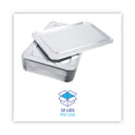 Boardwalk Aluminum Steam Table Pan Lids, Fits Full-Size Deep Pan, 380 Gauge, 0.63" Deep, 12.88 x 20.81, 50/Carton (LIDSTEAMFL)