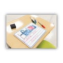 Creativity Street Dry Erase Student Boards, 12 x 9, Blue/White Surface, 10/Set (988210)