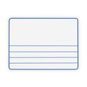 Creativity Street Dry Erase Student Boards, 12 x 9, Blue/White Surface, 10/Set (988210)