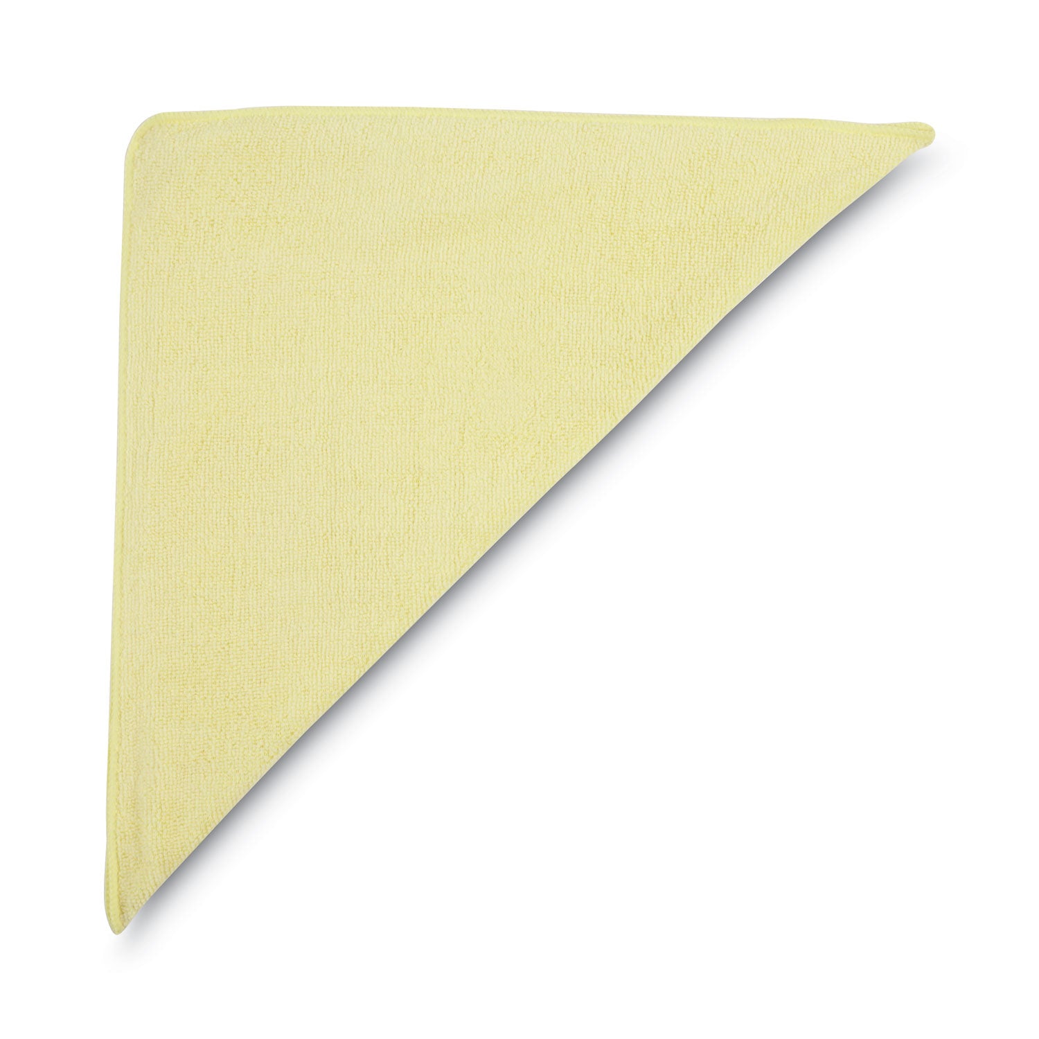 Rubbermaid Commercial Microfiber Cleaning Cloths, 16 x 16, Yellow, 24/Pack (1820584)