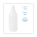 Boardwalk Embossed Spray Bottle, 32 oz, Clear, 24/Carton (00032)