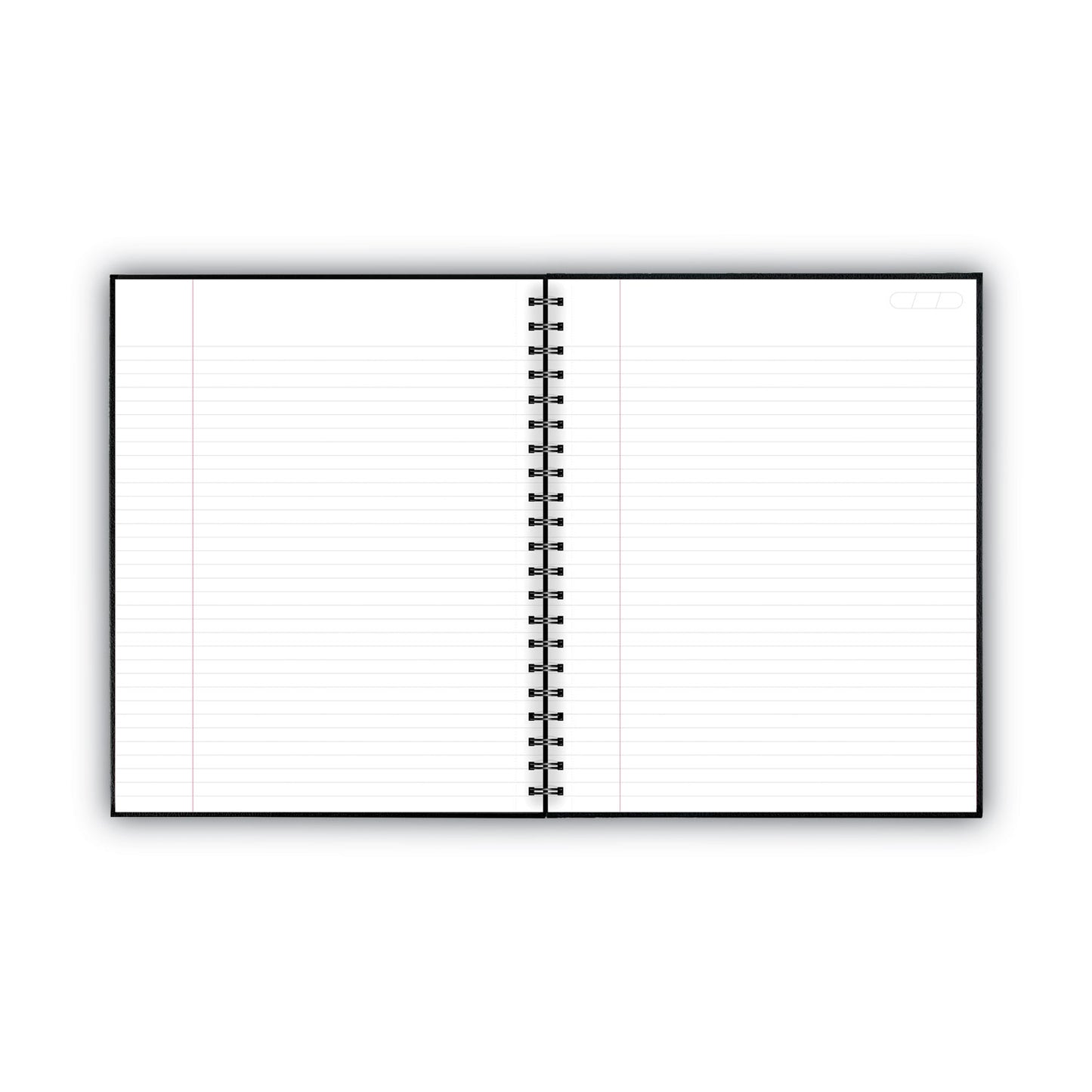 Cambridge Limited Hardbound Notebook with Pocket, 1-Subject, Wide/Legal Rule, Black Cover, (96) 11 x 8.5 Sheets (06100)