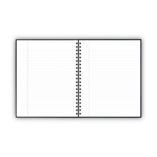 Cambridge Limited Hardbound Notebook with Pocket, 1-Subject, Wide/Legal Rule, Black Cover, (96) 11 x 8.5 Sheets (06100)