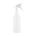 Boardwalk Embossed Spray Bottle, 32 oz, Clear, 24/Carton (00032)