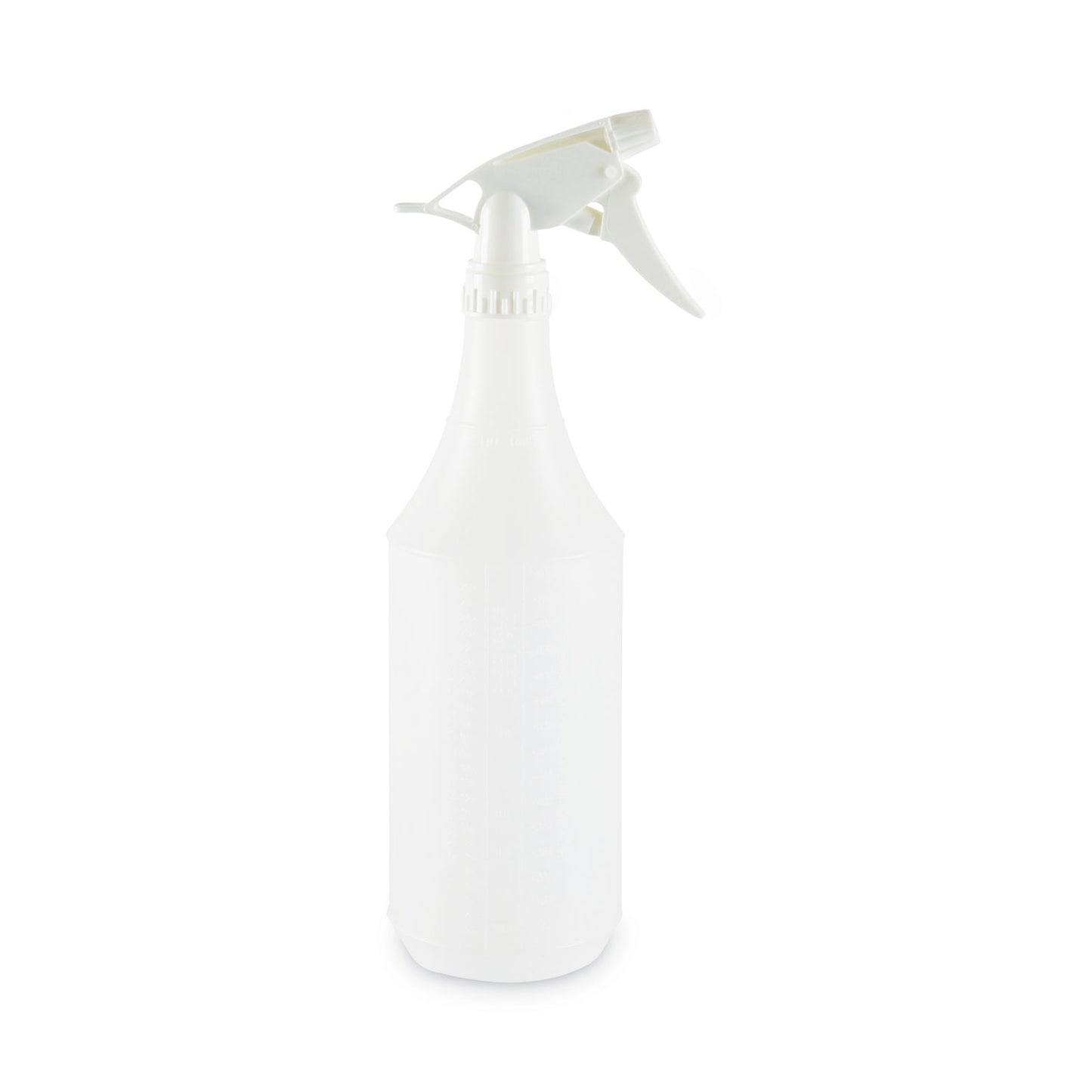 Boardwalk Embossed Spray Bottle, 32 oz, Clear, 24/Carton (00032)