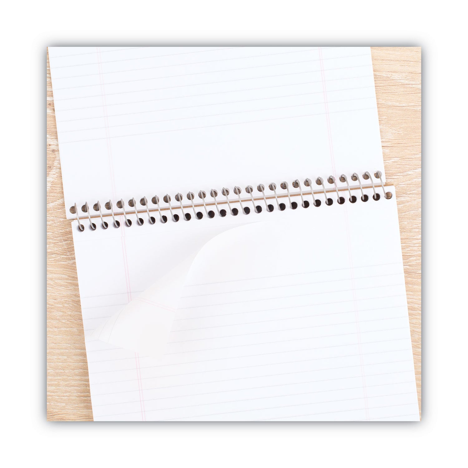 Cambridge Stiff-Back Wire Bound Notepad, Medium/College Rule, Navy Cover, 70 White 8.5 x 11.5 Sheets (59882)