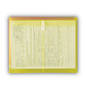 Smead Poly Side-Load Envelopes, Fold-Over Closure, 9.75 x 11.63, Assorted Colors, 6/Pack (89669)