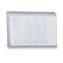 Smead Poly Side-Load Envelopes, Fold-Over Closure, 9.75 x 11.63, Clear, 5/Pack (89661)