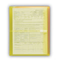 Smead Poly Side-Load Envelopes, Fold-Over Closure, 9.75 x 11.63, Assorted Colors, 6/Pack (89669)