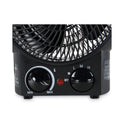 Alera Heater Fan, 1,500 W, 8.25 x 4.37 x 9.5, Black (HEFF10B)