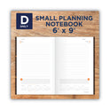 AT-A-GLANCE One-Day-Per-Page Planning Notebook, 9 x 6, Dark Brown/Orange Cover, 12-Month (Jan to Dec): 2025 (70620130)